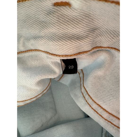 Goldsign Light Wash Straight Leg Jeans Women’s 29 Button Fly Made in USA - Picture 9 of 15